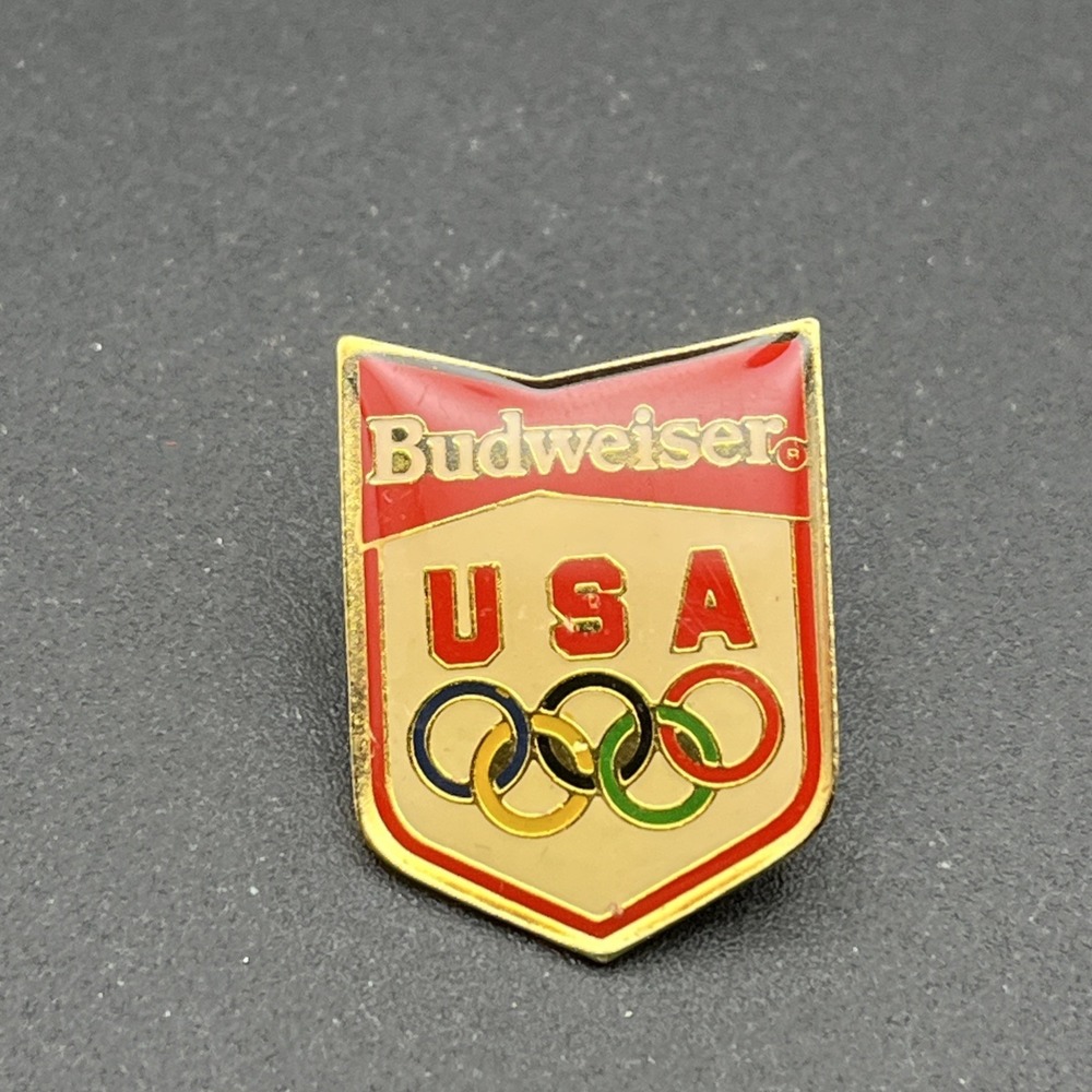 1988 Seoul‎ Summer Olympics Budweiser Beer Team USA Lapel Hat Pin